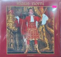 Виниловая пластинка KLAUS NOMI / ENCORE (NOMI'S BEST)(1LP)