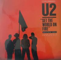 Виниловая пластинка U2 SET THE WORLD ON FIRE (TRANSPARENT ORANGE VINYL)