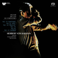 Компакт-диск Herbert Von Karajan / Mozart: the last six symphonies nos.35, 36, 38-41 (Digisleeve)(2SACD)
