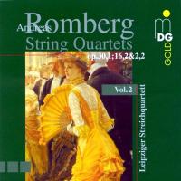 Компакт-диск Leipziger Streichquartett / Andreas Romberg: String Quartets Op.30,1; 16,2 & 2,2 Volume 2 (DVD Audio)