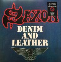 Виниловая пластинка Saxon / Denim And Leather (40Th Anniversary, Limited Red W/ Black Splatter Vinyl) (LP)
