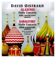 Компакт-диск David Oistrach / Glazunov & Kabalevsky: Violin Concertos (1CD)