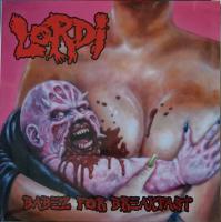 Виниловая пластинка Lordi / Babez For Breakfast (Blood Red & Black Marbled) (1LP)