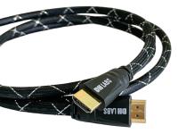 HDMI кабель DH Labs Silver HDMI 2.1-8k with swivel connector 3 m