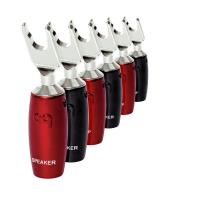 Коннектор AudioQuest SureGrip 1007 - SPADE Silver (4)