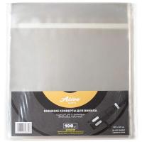 Конверты для винила 12" внешние антистатические ALIVE AUDIO (BOPP) с клапаном (100шт.)