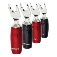 Коннектор AudioQuest SureGrip 507 - SPADE Silver (4)