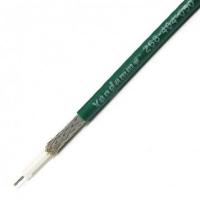 Видео кабель Van Damme миниатюрный коаксиальный 75 Ом Plasma grade зелёный (268-404-050)