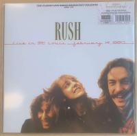 Виниловая пластинка RUSH / LIVE IN ST LOUIS 1980 (WHITE/RED SPLATTER VINYL) (2LP)