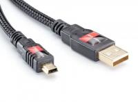 Кабели Eagle Cable межблочные DELUXE USB 2.0 A - Mini B 0,8 m, 10061008