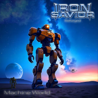 Виниловая пластинка Iron Savior / Reforged - Machine World (Dark Blue) (2LP)