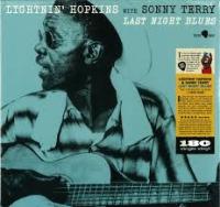 Виниловая пластинка Lightnin' Hopkins With Sony Terry / Last Night Blue (+3 Bonus Tracks) (Limited Edition) (1LP)
