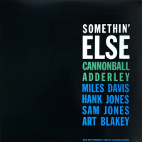 Виниловая пластинка Cannonball Adderley / Somethin' else (limited indie blue vinyl) (LP)