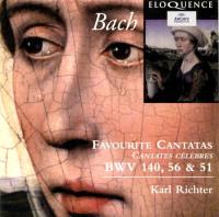 Компакт-диск Munchener Bach-Orchester, Munchener Bach-Chor, Karl Richter /  Johann Sebastian Bach: Favourite Cantatas BWV 140, 56 & 51 (CD)