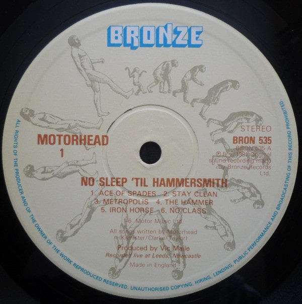Живой винил: No Sleep ’til Hammersmith Живой винил: No Sleep ’til Hammersmith